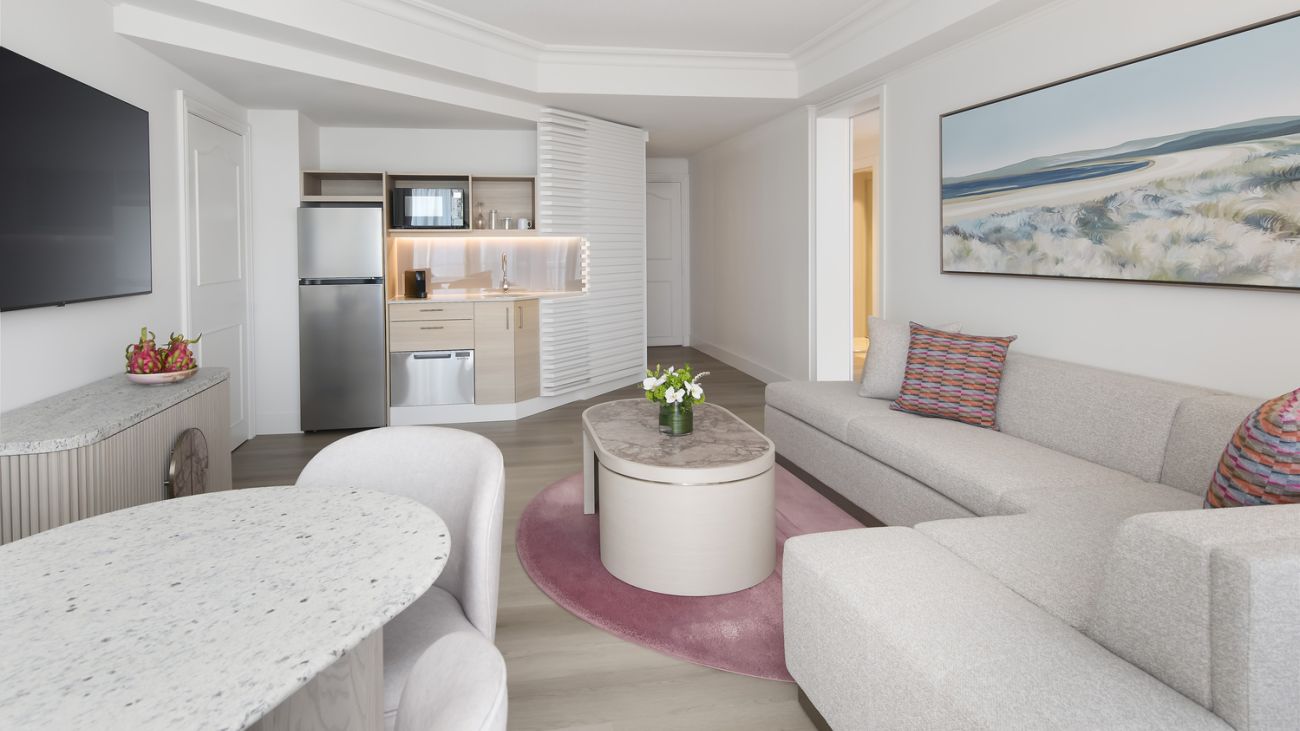 Living Room and Dining Room